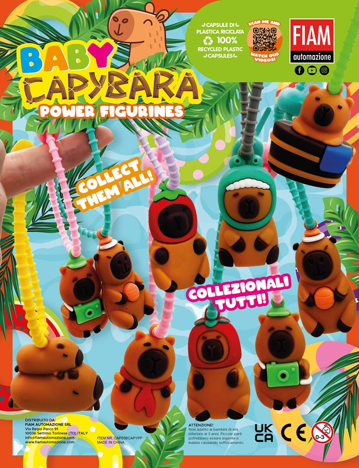 Baby Capybara Power Figurines 65mm