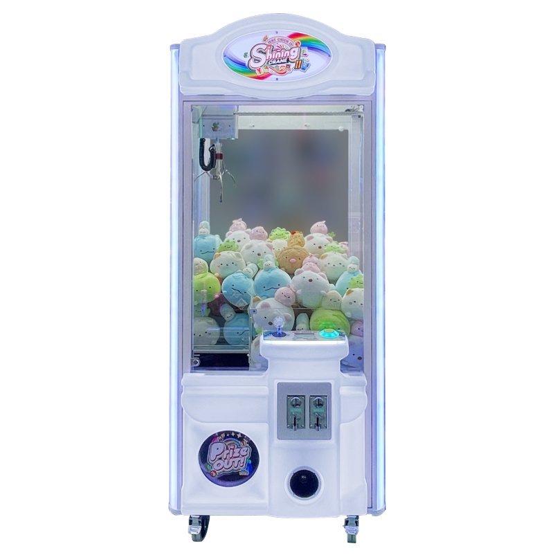 μπροστινή όψη του Shinning crane 2 ενω τα μηχανηματα ειναι σε λειτουργία