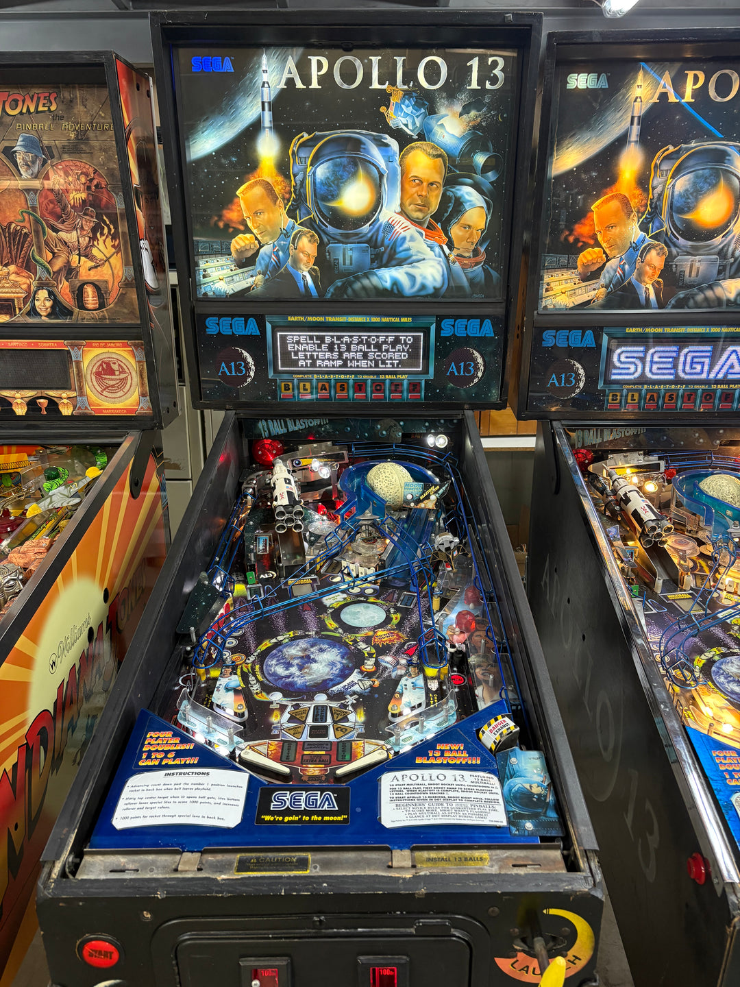Ηλετρονικό παιχνίδι Apollo pinball game με κερματοδέκτη