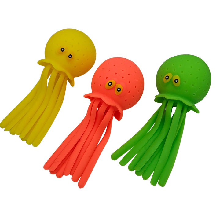 Squishy με θέμα ζωάκια της θάλασσας, ιδανικό σκουίσι παιχνίδι για την παραλία και την πισίνα σε έντονα χρώματα!