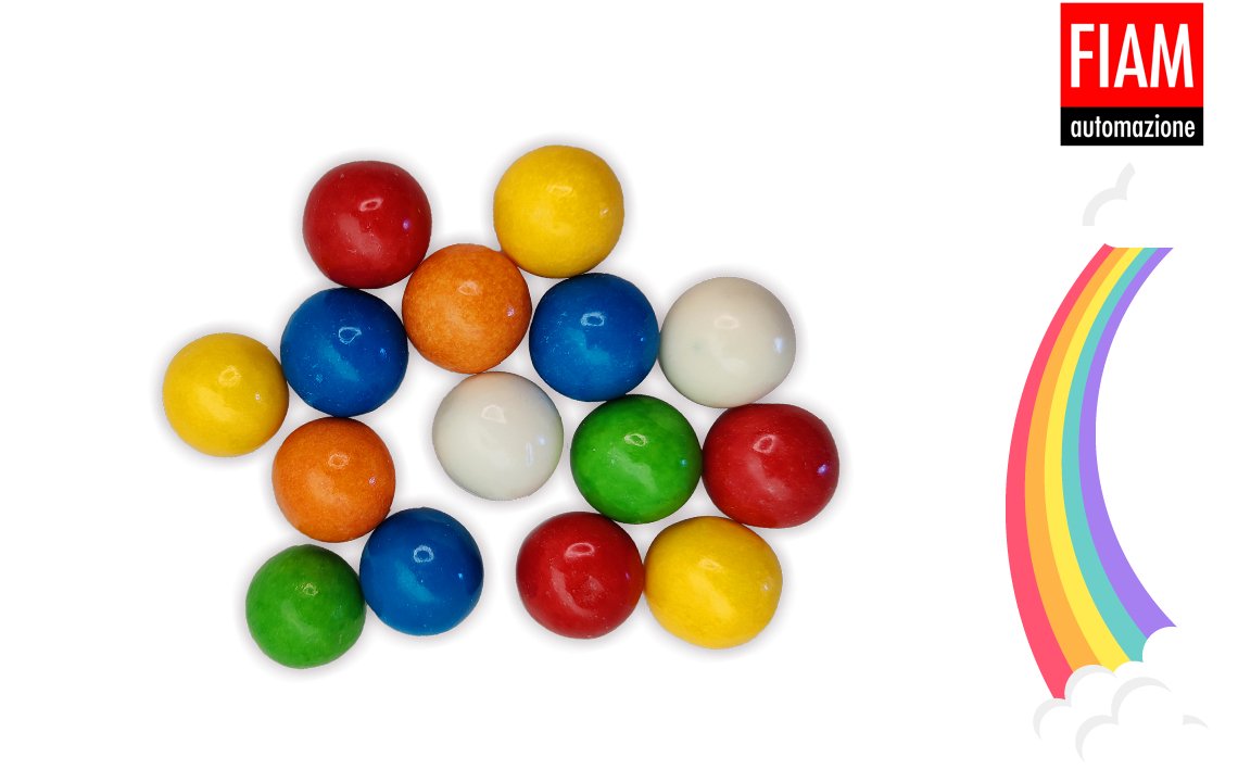 Gumball chewing gum 24mm