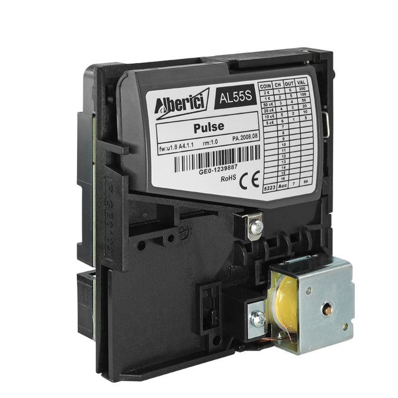 Alberici AL55S - ένας σύγχρονος ηλεκτρονικός κερματοδέκτης που σχεδιάστηκε για μέγιστη αξιοπιστία και ακρίβεια. 