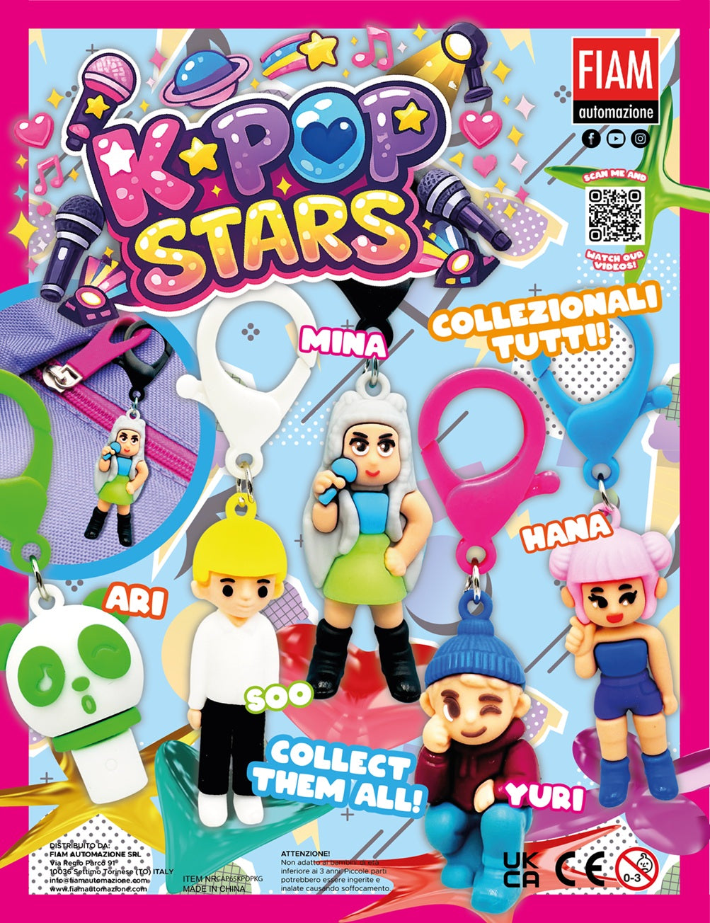 K Pop stars 65mm - 300 τεμάχια