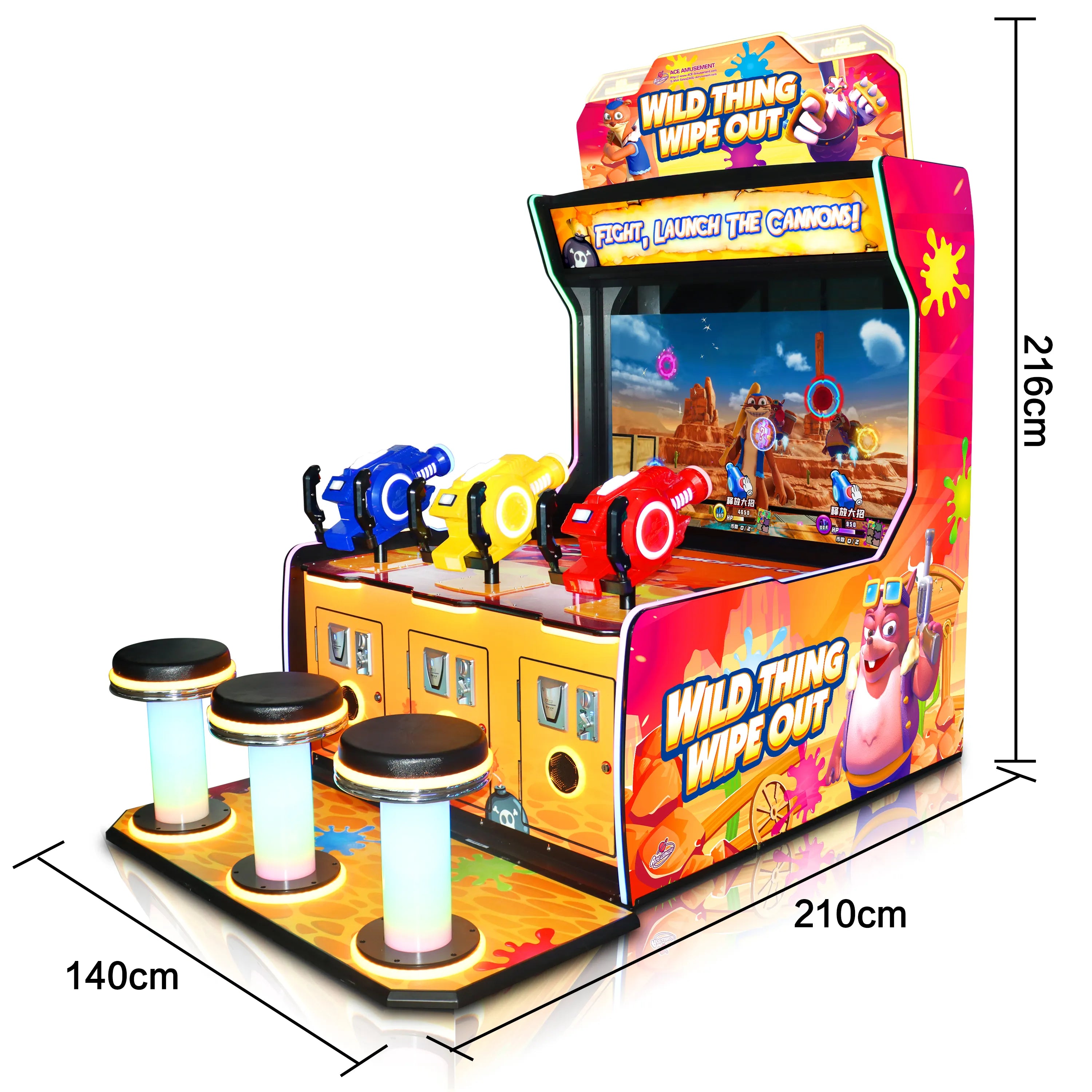 arcade wild thing wipe out παιχνίδι με στόχους