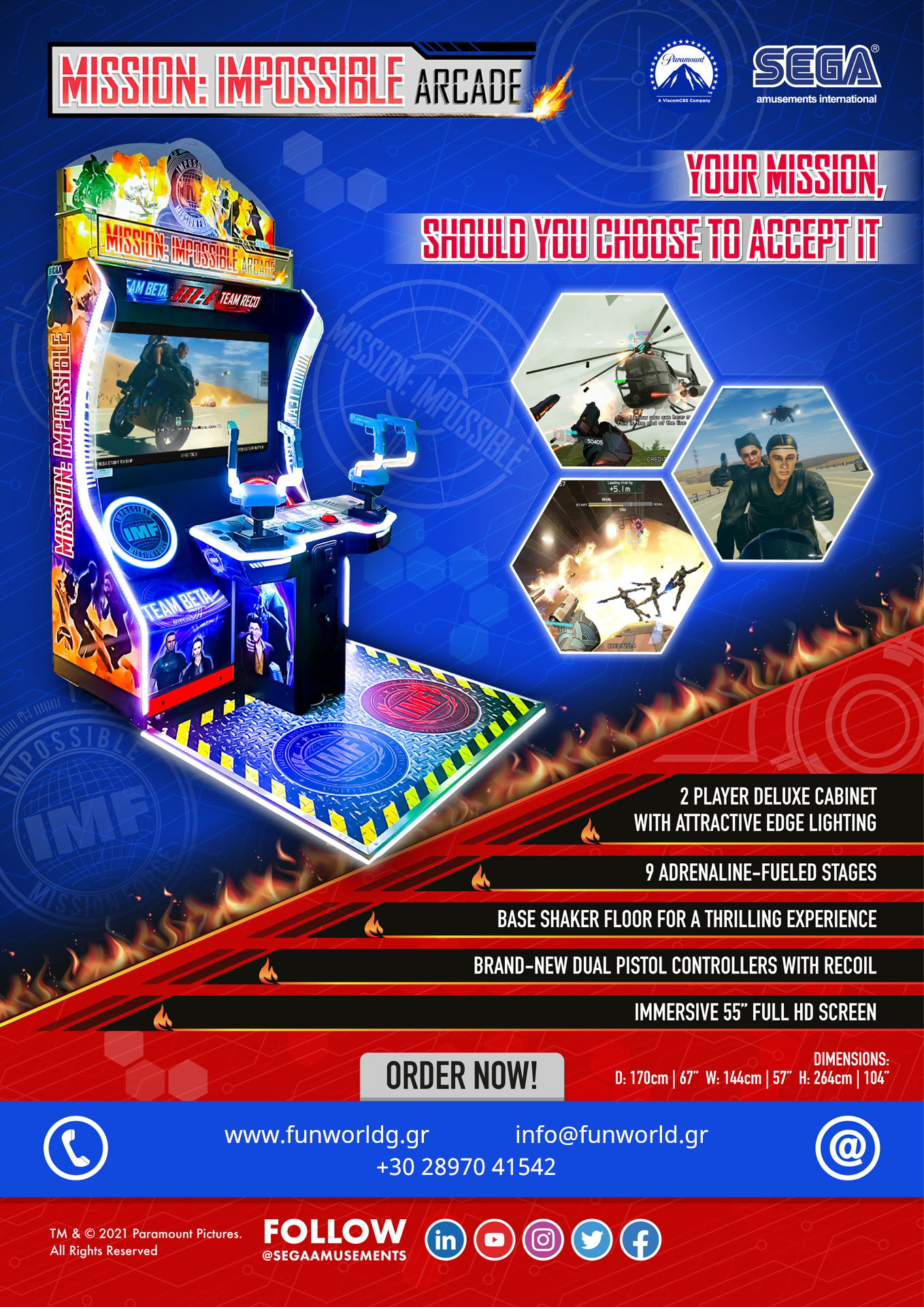 Arcade παιχνίδι με στόχους