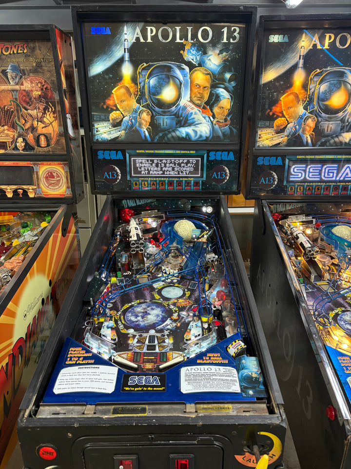 Sega Apollo 13 pinball machine