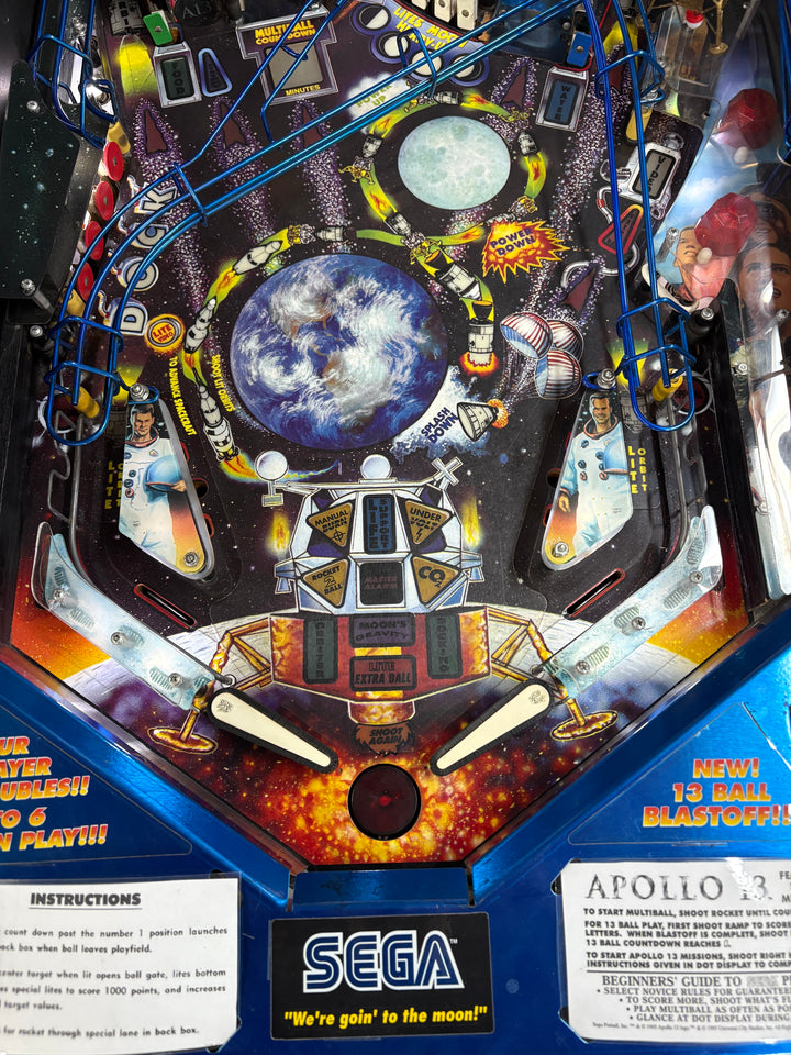Sega Apollo 13 pinball machine
