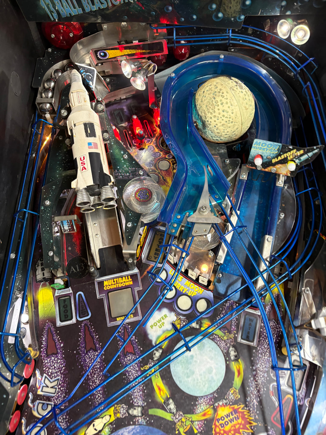 Sega Apollo 13 pinball machine